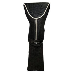 MAXFLI Golf Club Driver Headcover Head Cover Black Gray White EUC